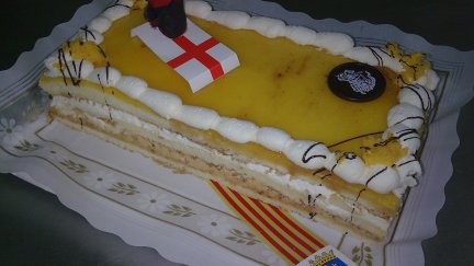 El Lanzón, postre perfecto para el Día de Aragón. (Asociación de pasteleros de Aragón).