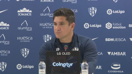 Xisco Muñoz durante su comparecencia de prensa