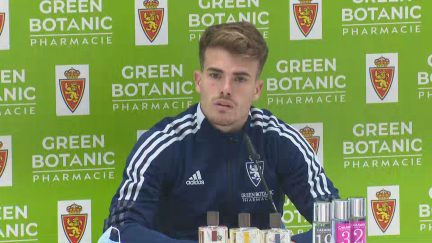 Pep Chavarría en rueda de prensa.