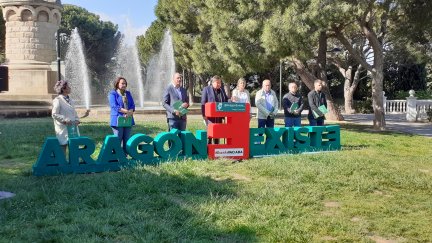 La formación se ha presentado en el parque Grande José Antonio Labordeta, en Zaragoza.