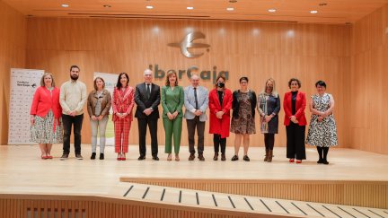La ministra de Educación y FP participa, en Zaragoza, en la jornada 'Acoso escolar: ¿Qué podemos hacer desde casa?'. / Foto: EP.