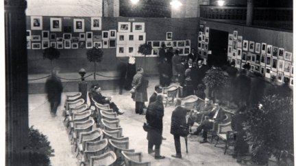 Foto del archivo del Primer Salón Internacional de la Real Sociedad Fotográfica de Zaragoza./RSZF