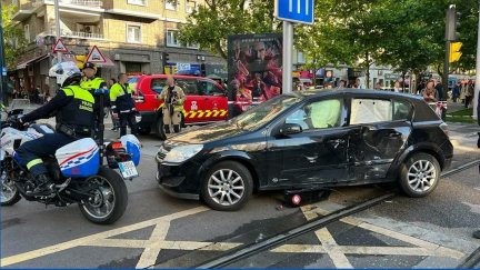 El suceso se ha producido en Fernando el Católico a la altura de Luis Vives. Fuente: Policía Local de Zaragoza.