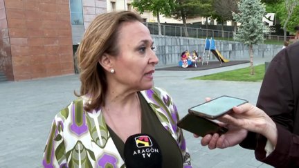 La secretaria general del PSOE de Teruel, Mayte Pérez.