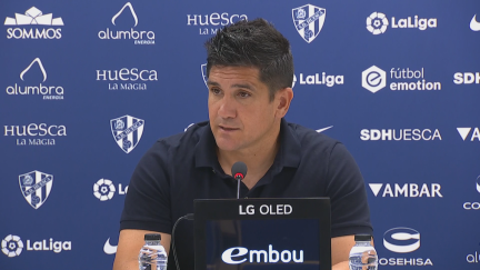 Xisco Muñoz en rueda de prensa.