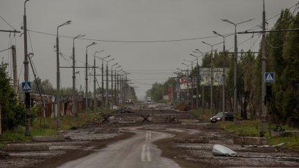 Barrio residencial en la región de Járkov. Fuente: EFE.