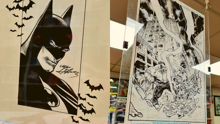 Páginas de Neal Adams o Garry Brown, valoradas en 900€. Taj Mahal Cómics