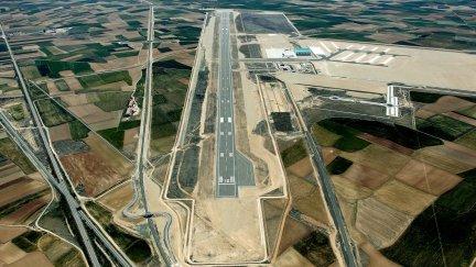Vista aérea del Aeropuerto de Teruel / Foto: Aeropuerto de Teruel.