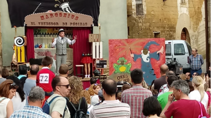 Imagen de archivo de una actuación en el Festival de Magia de Orés. / Orés Mágico