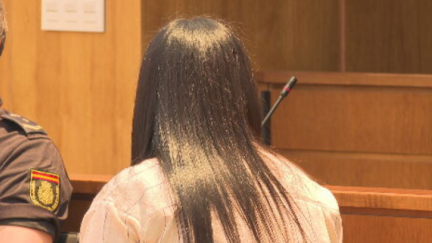 La acusada en el juicio por el crimen de Broto.