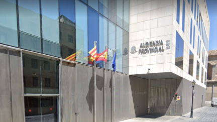La segunda sesión del juicio se ha celebrado este martes en la Audiencia Provincial de Zaragoza. / Google Maps