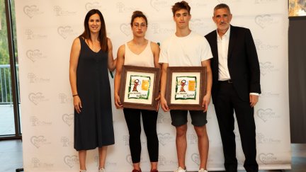 Premiados como mejores deportistas en El Olivar.