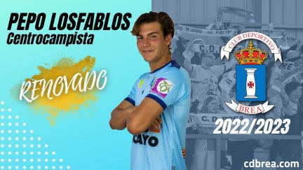 Anuncio de la renovación de Pepo Losfablos. Foto: CD Brea.