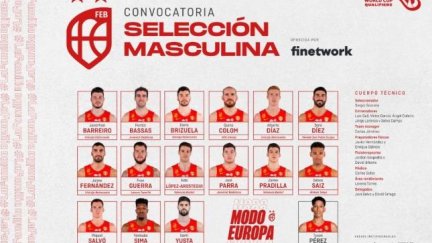 Convocatoria de la selección española de baloncesto