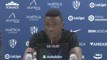 Patrick Soko en rueda de prensa.