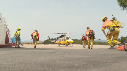 Formación helitransportada de Teruel. (Objetivo).