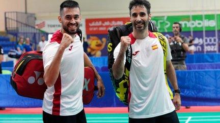 Pablo Abián (derecha) junto a su compañero Kike Peñalver.