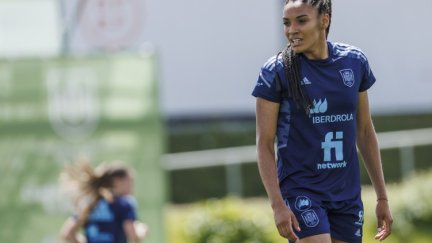 Salma Paralluelo abandona la concentración de la Selección. Foto: RFEF.