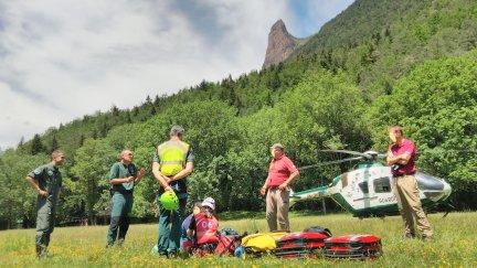 Rescate este sábado en la faja de las flores, en Ordesa. / Guardia Civil de Huesca