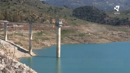 Embalse Torre del Águila de Utrera (Sevilla).