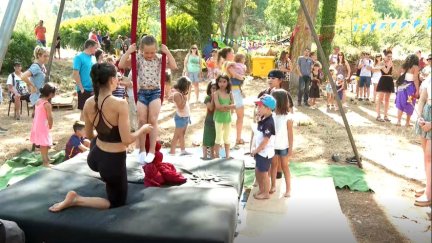 Una de las actividades del festival de Anento.