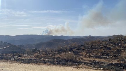 El incendio de Ateca ha afectado a un perímetro de 14.000 hectáreas. / Diputación de Zaragoza
