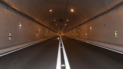 Imagen del interior del túnel de Bielsa. / Europa Press