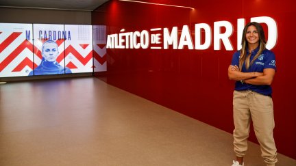 Marta Cardona, nuevo fichaje del Atlético de Madrid Femenino. Foto: Atlético de Madrid Femenino