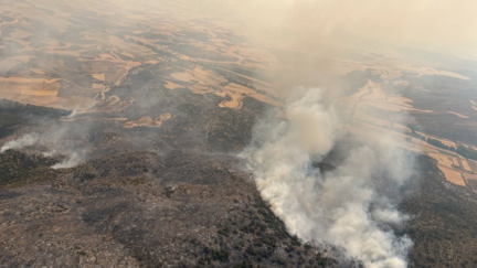 Incendio de Ateca. / Gobierno de Aragón.