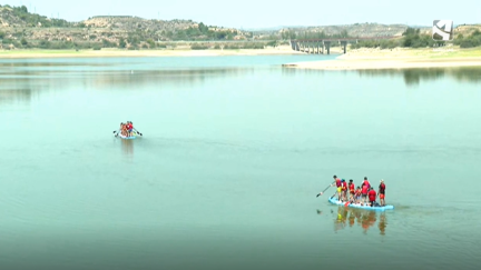 Kayak en Caspe (Zaragoza).