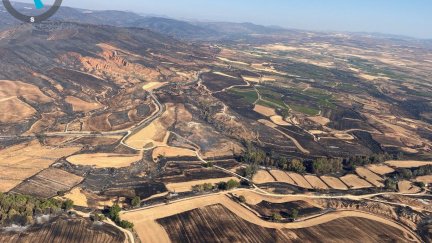 Vista de parte de los daños producidos por el incendio declarado en Ateca | INFOAR