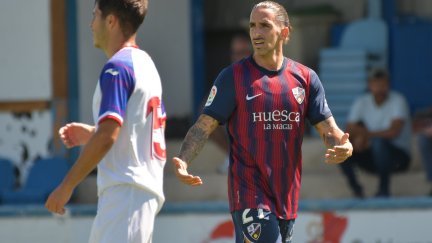 Marc Mateu, en un instante de su último amistoso ante el Eibar.