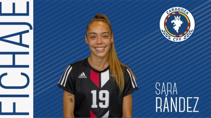 Sara Rández nuevo fichaje del Zaragoza CFF.