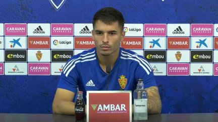 Lluís López durante la rueda de prensa