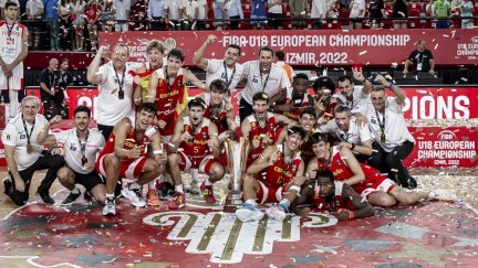 Oro de la selección española sub18 en el Eurobasket disputado en Turquía.