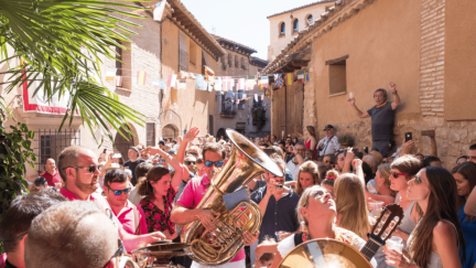 Fiestas en honor a San Hipólito en Alquézar (Huesca). / Ayuntamiento de Alquezar