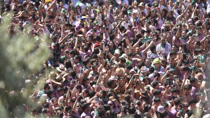 El Ayuntamiento de Huesca califica las celebraciones de San Lorenzo de este año de "históricas". / Europa Press