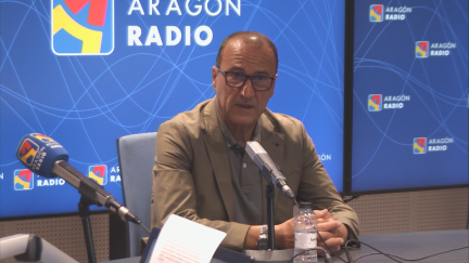El consejero de Educación ha comentado las claves del nuevo curso escolar. / Aragón Radio