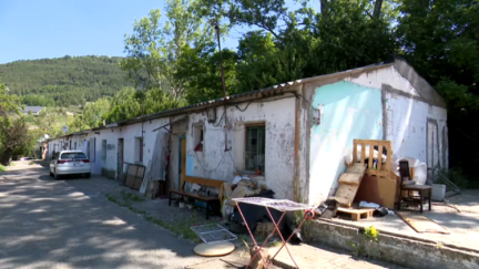 Imagen del asentamiento chabolista del barrio de San Jorge, en Jaca.