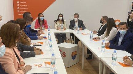 Inés Arrimadas preside la reunión del Comité Autonómico de Cs Aragón en 2021./ archivo Europa Press.