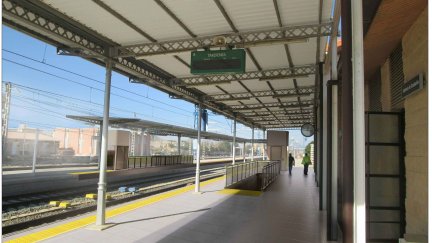 Estación de Tardienta (Huesca). / Europa Press