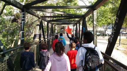 Ruta escolar del proyecto STARS./ Ayuntamiento de Zaragoza