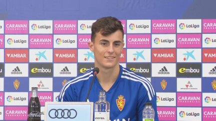 Alejandro Francés en rueda de prensa.