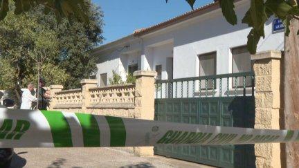 Imagen del domicilio de la víctima en Escatrón.