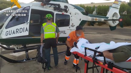 Rescate en las Pozas de Belsué. / GUARDIA CIVIL DE HUESCA