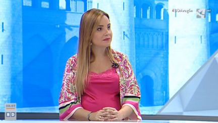 La consejera de Ciencia, Universidad y Sociedad del Conocimiento, Maru Díaz. / Aragón TV.