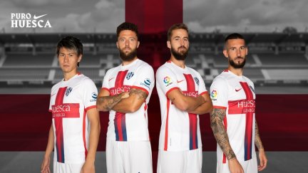 Segunda equipación de la SD Huesca.