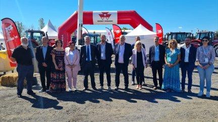 Inauguración de Femoga, con el consejero Joaquín Olona. / Gobierno de Aragón.