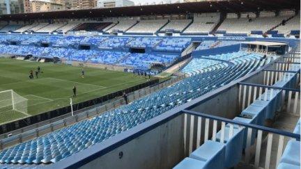 Estadio de La Romareda con las gradas en primer plano. / Europa Press