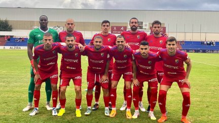 Once inicial del equipo turolense. Foto: CD Teruel
